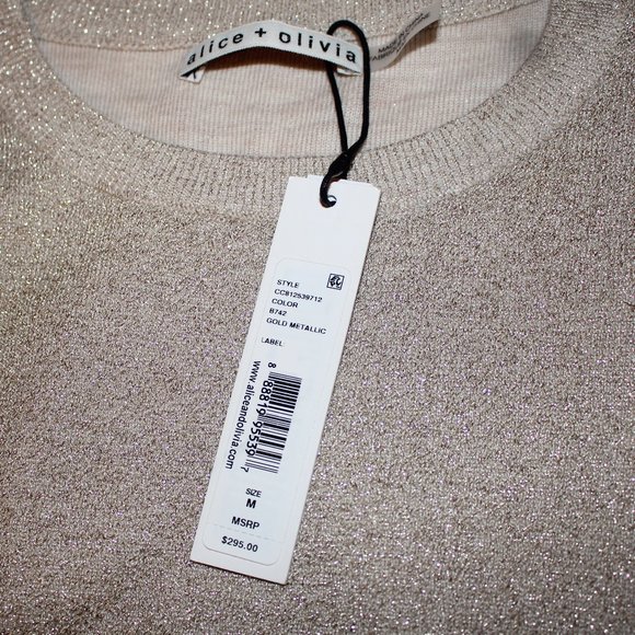 Alice + Olivia shimmery top, never worn! - Picture 3 of 7